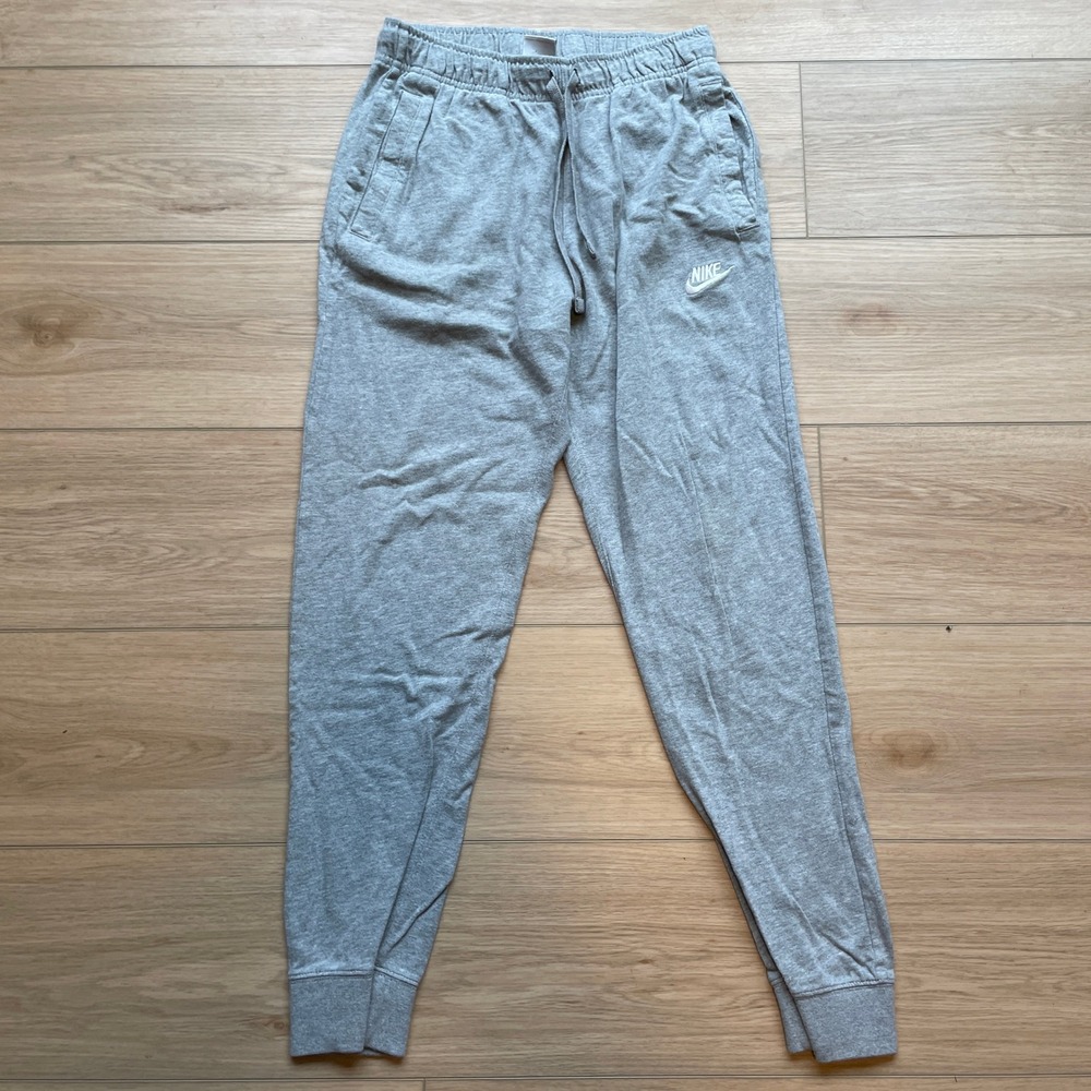 Nike Mens Sportswear Club Fleece Joggers Heather Gray Sweatpants Small S